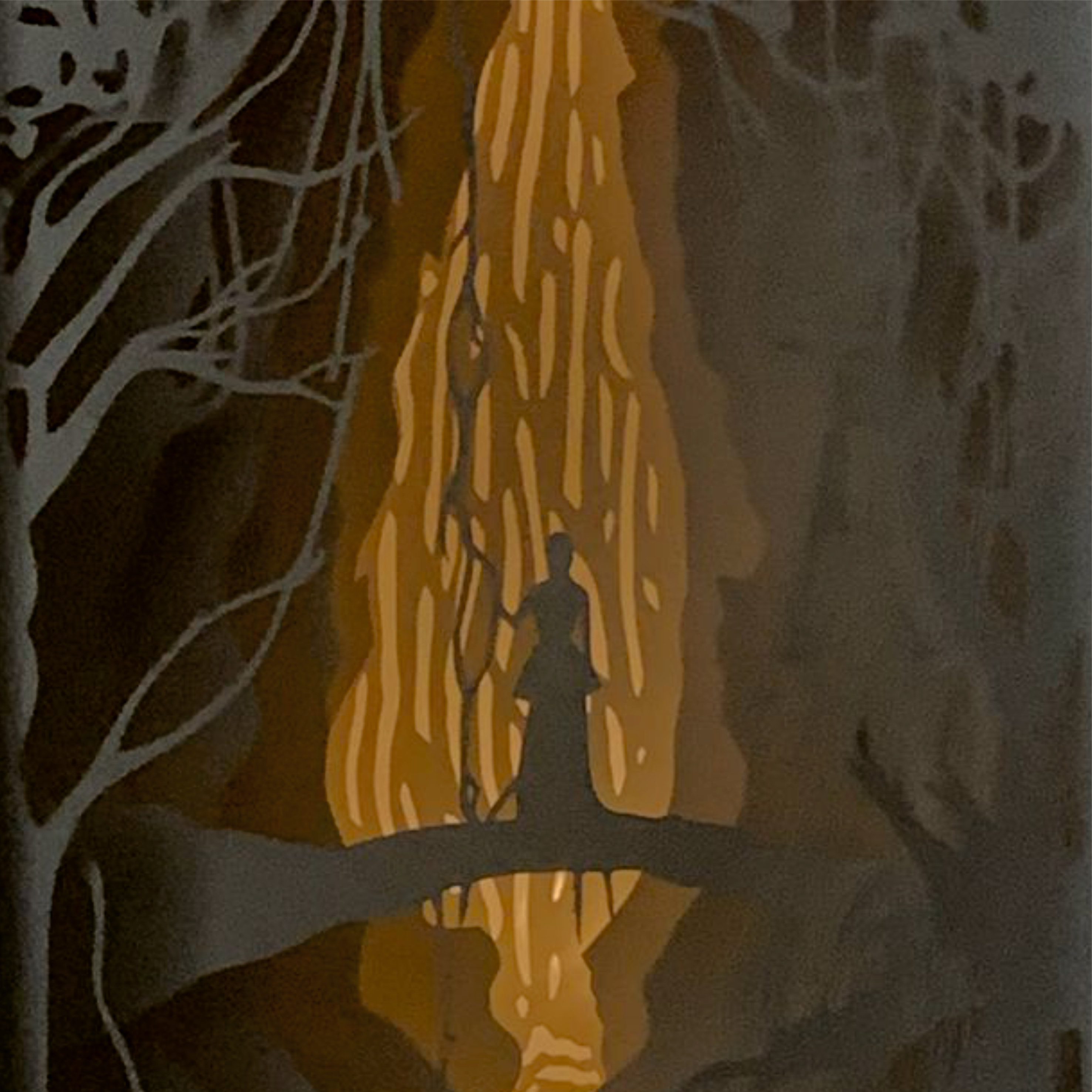Шиянова Дарья Владимировна
Ночник "Девушка в таинственном лесу", выполненный из бумаги и картона.
